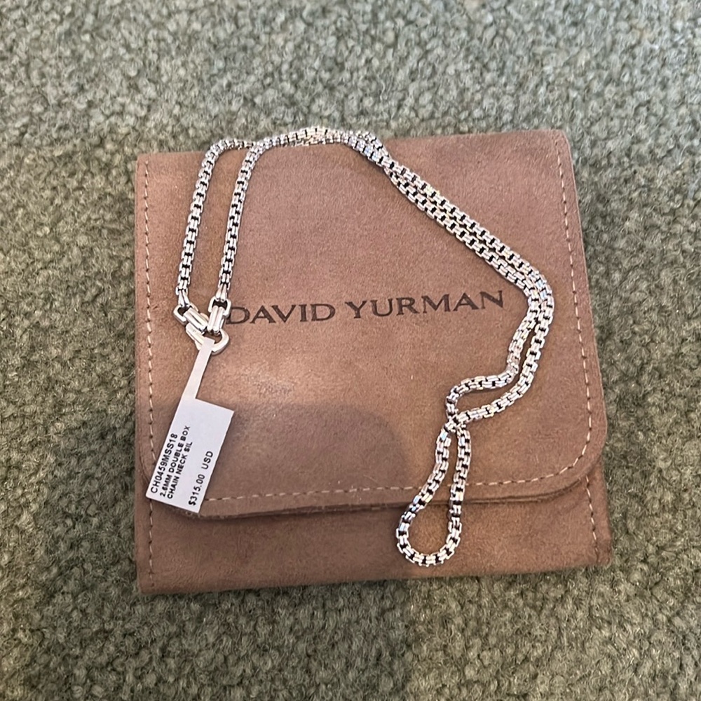 Authentic David Yurman double box chain
